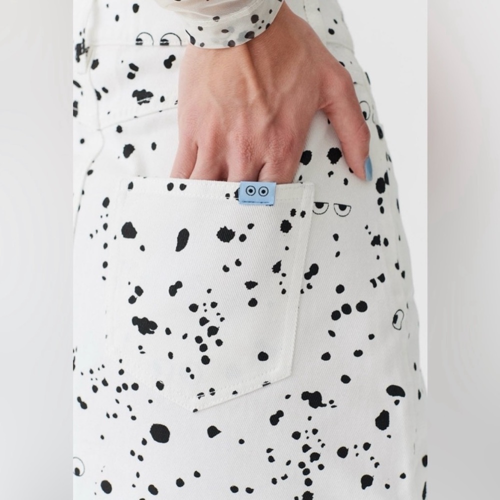 Lazy Oaf X Studio Arhoj Mini Splatter Print Skirt… - image 5